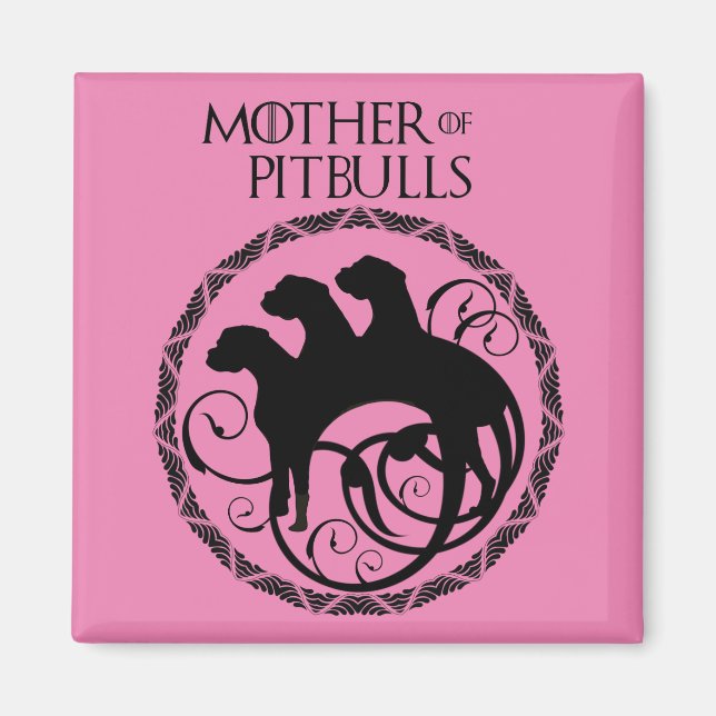 Imán Madre de Pitbulls (Frente)