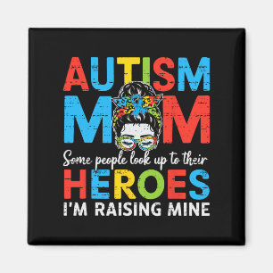 Imán Madre del autismo criando a héroe graciosa amante