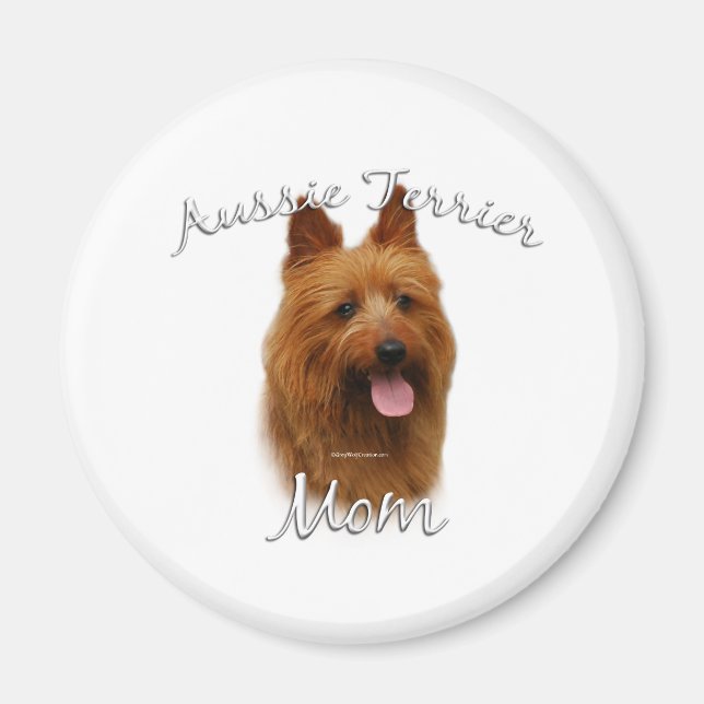Imán Madre del Terrier Australiano 2 (Frente)