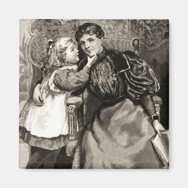 Imán Madre e hija de cosecha (Frente)