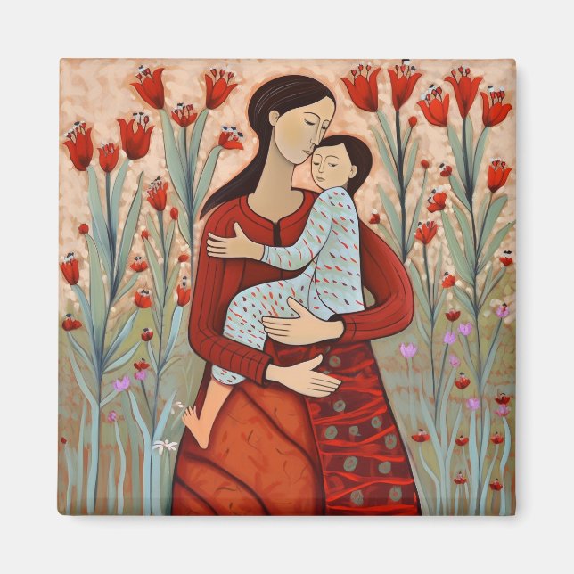 Imán Madre e hijo (Frente)