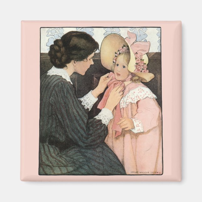 Imán Madre e hijo de Jessie Willcox Smith (Frente)