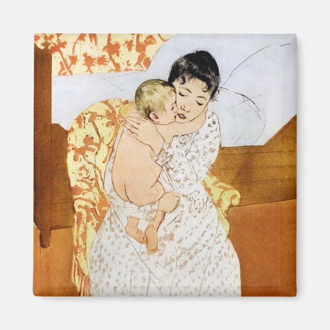 Imán Madre e hijo, Mary Cassatt (Frente)