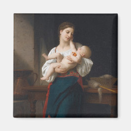 Imán Madre e hijo (por Bouguereau)