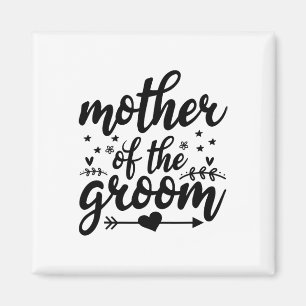 Imán Madre Elegante Del Matrimonio Boda De Groom
