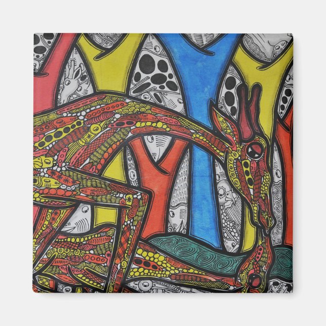 Imán Madre Giraffe (Frente)