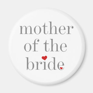 Imán Madre gris del texto de la novia