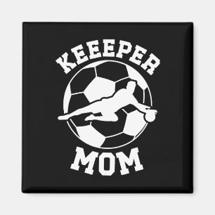 Imán Madre Guardiana de Fútbol de una Madre Portera de