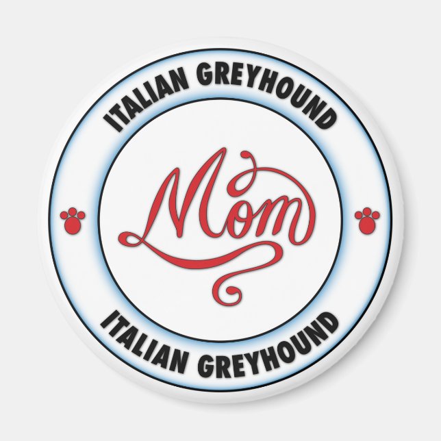 Imán Madre ITALIANA GREYHOUND (Frente)