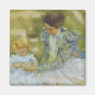 Imán Madre jugando con su hijo. c.1897, Mary Cassat