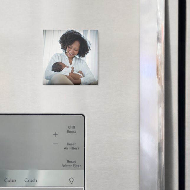 Imán Madre madre foto familiar de bebé personalizada (In situ (nevera))