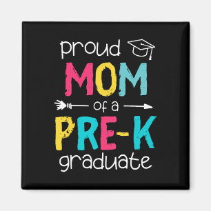 Imán Madre madre prek familia de preescolar con graduad