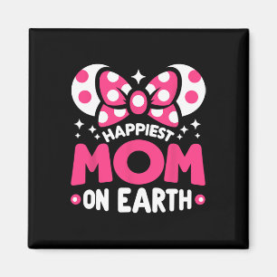 Imán Madre más feliz en el día de la madre, familia de 
