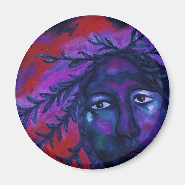 Imán Madre mirando todo - Crimson y compasión violenta (Frente)