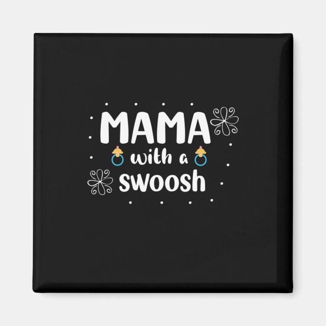 Imán Madre Regalo Mamá Con Un Swoosh (Frente)