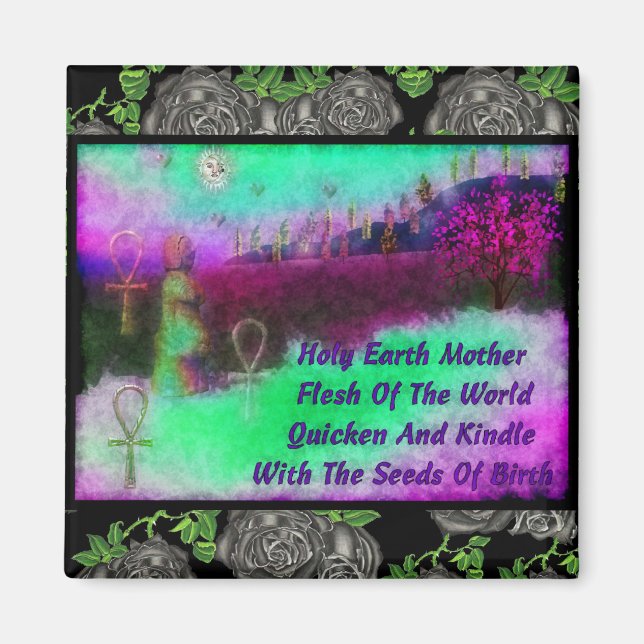 Imán Madre Tierra (Frente)