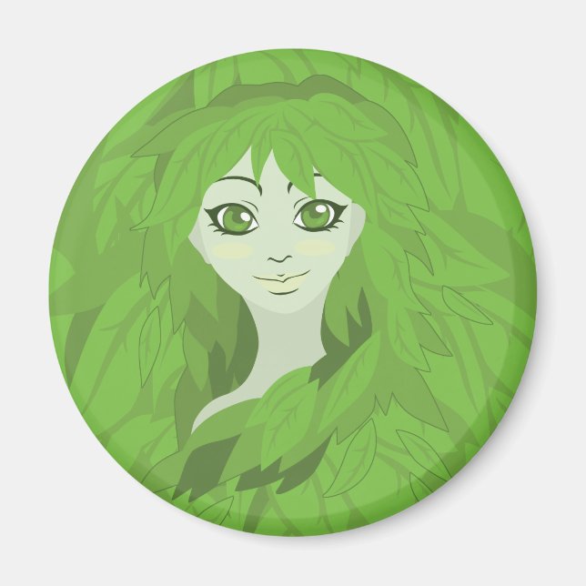 Imán Madre Tierra (despierta) (Frente)