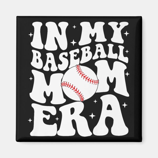 Imán Madres en el Día de la Madre del Béisbol (Frente)