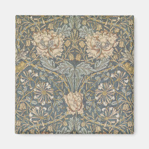 Imán Madreselva de William Morris, Arte de Flores Vinta