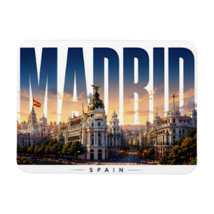 Imán Madrid España Mediterráneo y viaje ibérico 🌍