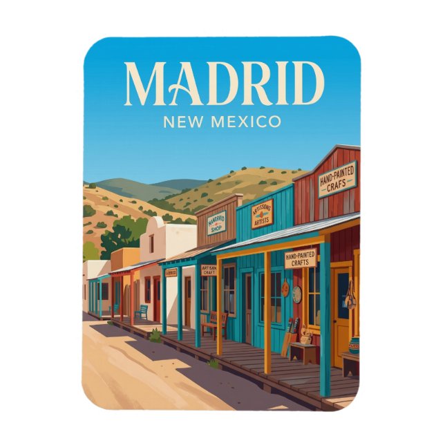 Imán Madrid Nuevo México (Vertical)