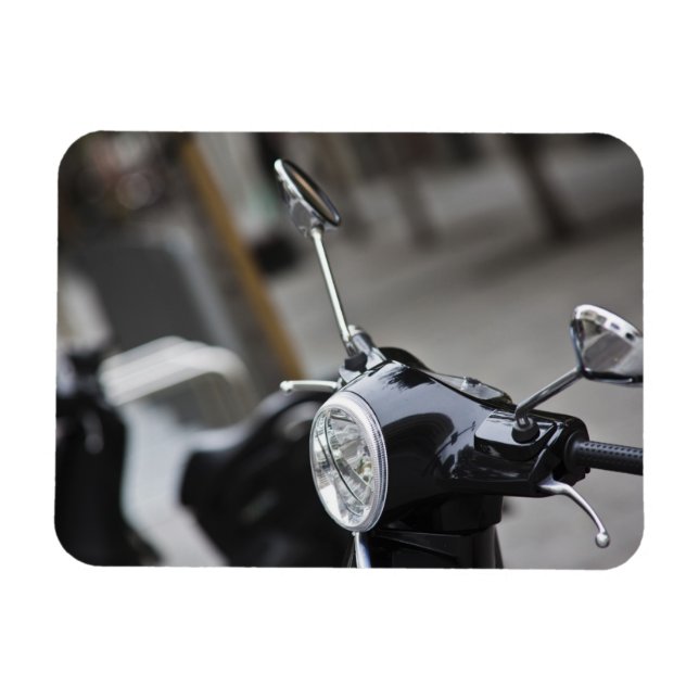 Imán Madrid, Vespa scooter negro (Horizontal)