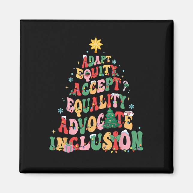 Imán Maestra De Educación Especial De Xmas Funny Sped (Frente)