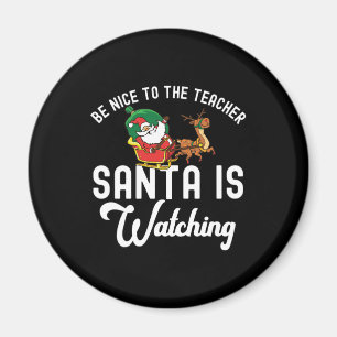 Imán Maestra de Santa - Regalo de Navidades - Gracioso