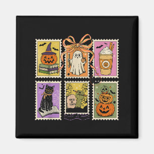 Imán Maestra Halloween Shirt Soky Ghost leyendo Hallowe