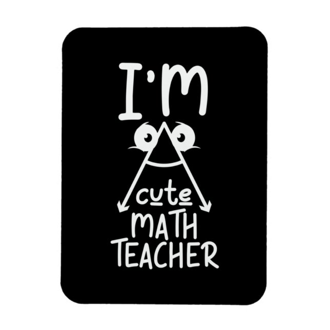 Imán Maestra matemática Soy Maestra (Vertical)