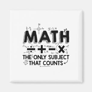 Imán Maestra Regalos matemáticos