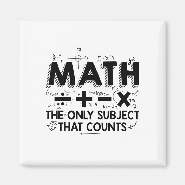 Imán Maestra | Regalos matemáticos (Frente)