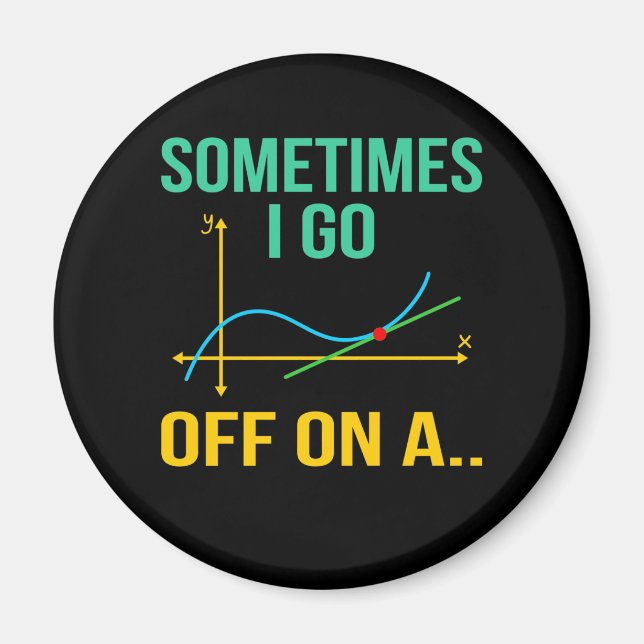 Imán Maestría en matemáticas tangentil estudiante (Frente)