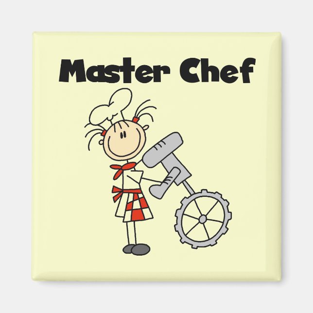 Imán Maestro Chef - Femenino (Frente)