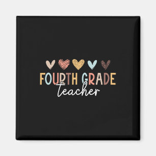 Imán Maestro de 4to Grado Primer Día de Escuela de Regr