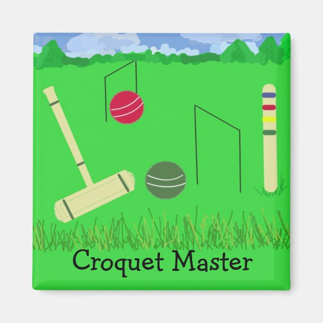 Imán Maestro de Croquet (Frente)