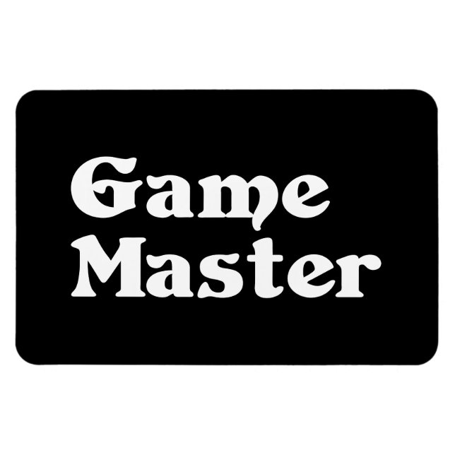 Imán Maestro de juegos (Horizontal)