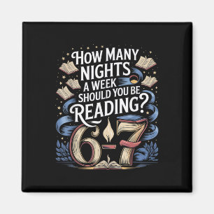 Imán Maestro de Lectura 67 Meme Divertido de Inglés Cuá
