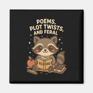 Imán Maestro de lectura de vuelta al cole poema de mapa