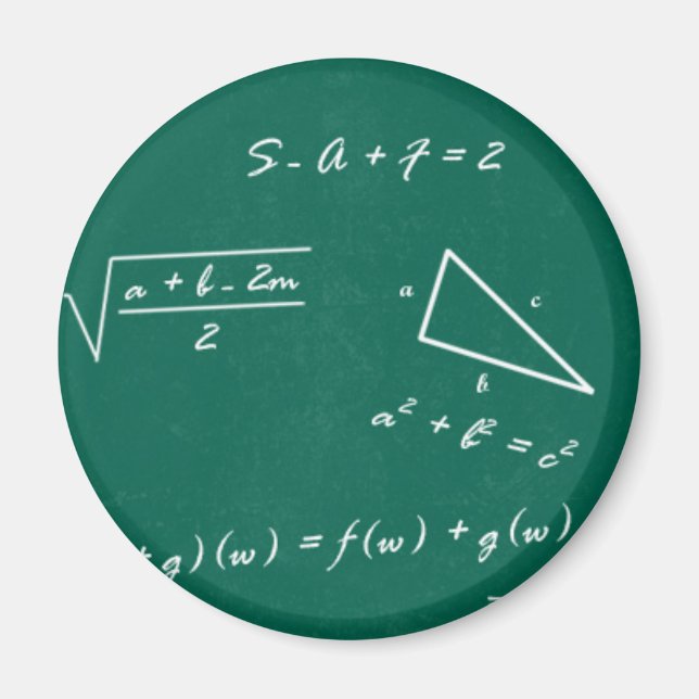 Imán maestro de matemáticas algebra geek (Frente)