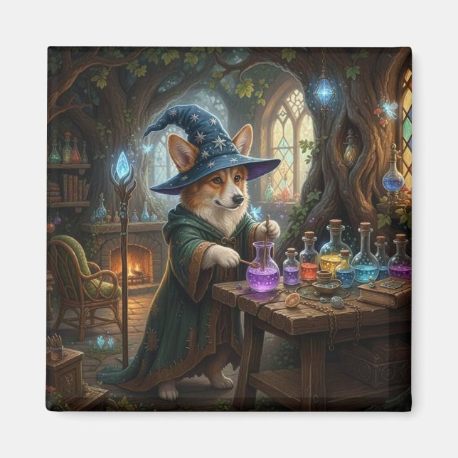 Imán Maestro de Pociones Corgi (Frente)