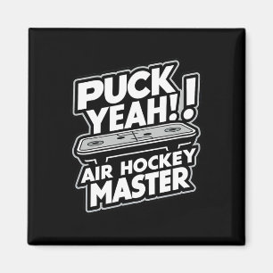 Imán Maestro del Disco Diseño Divertido de Hockey de Me
