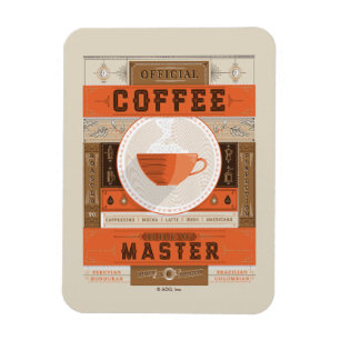 Imán Maestro oficial de café Brew