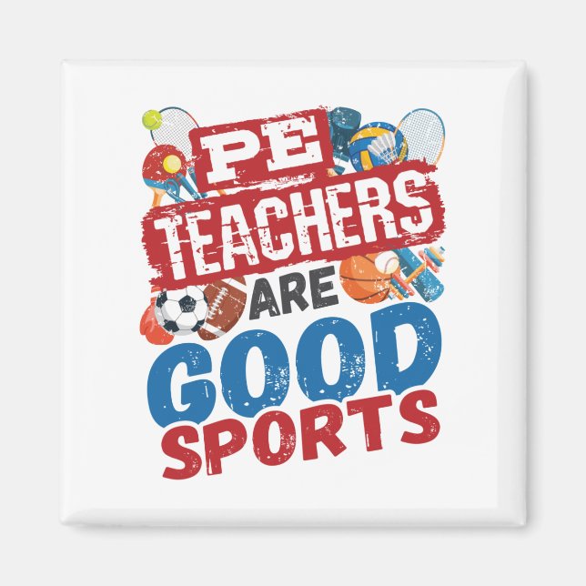 Imán Maestros del PE son buenos profesores de deportes (Frente)