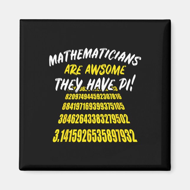 Imán Maestros Divertidos De Ciencia De Matemáticas De P (Frente)
