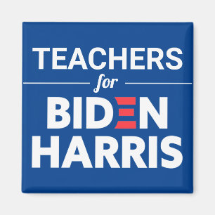 Imán Maestros para el Personalizado Biden Harris Textos