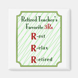 Imán Maestros Retirados 3Rs - Magnet