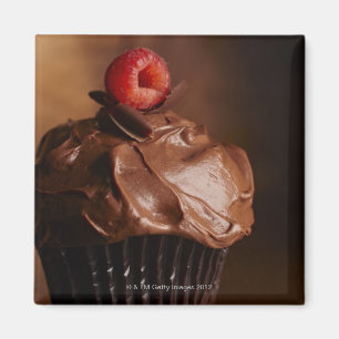 Imán Magdalena del chocolate con un desmoche de la