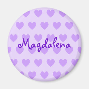 Imán Magdalena en morado