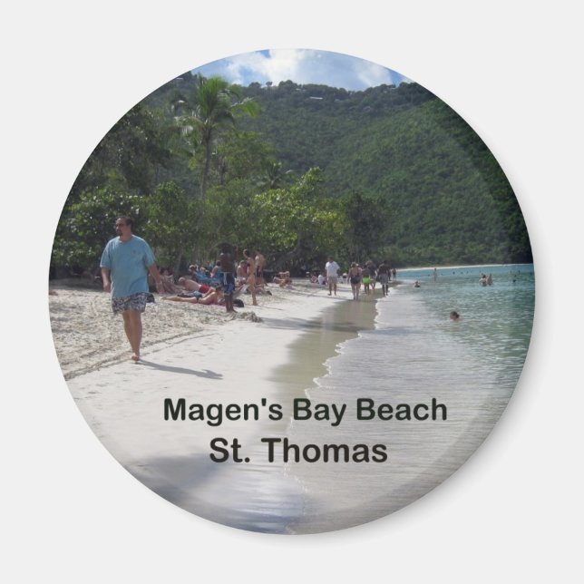 Imán Magen's Bay Beach, Santo Tomás (Frente)